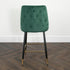 Native Home Lifestyle Chesterfield Green Kitchen Bar Stools (Set Of 2)